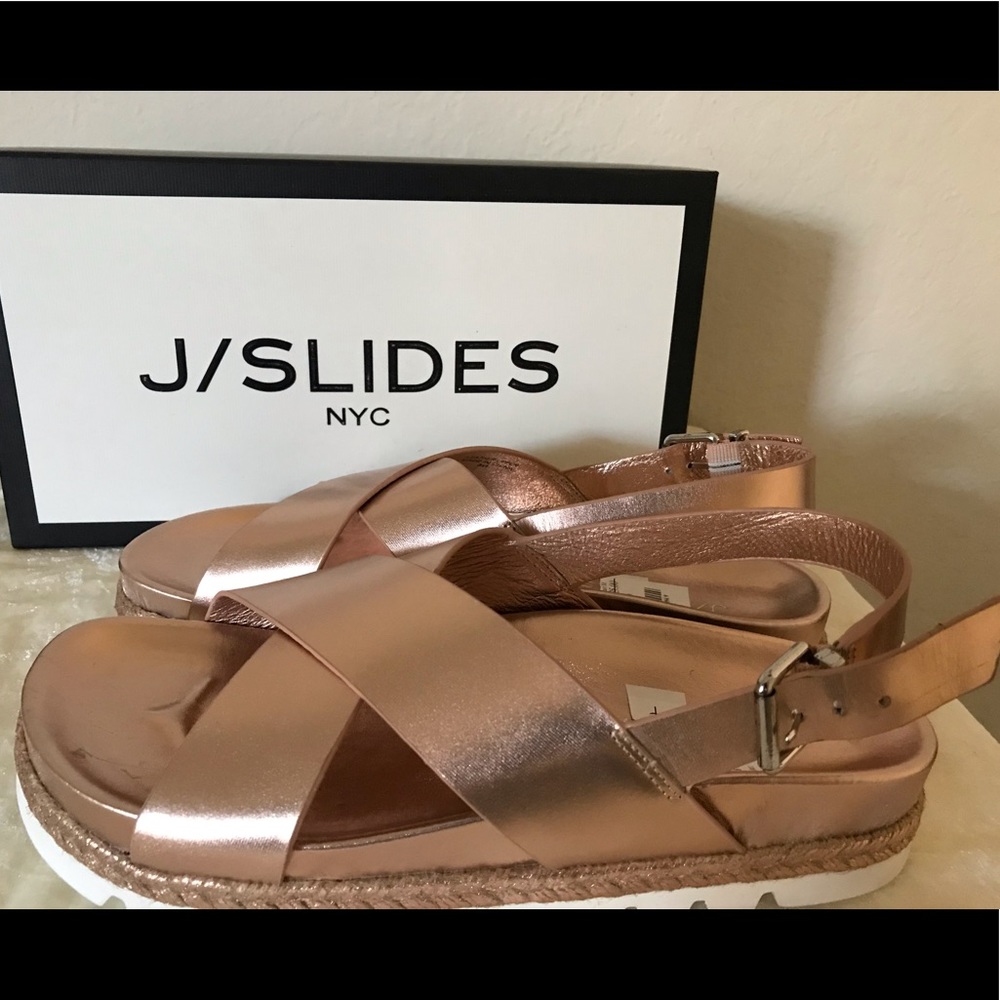 Rose Gold J/Slide Women Shoes